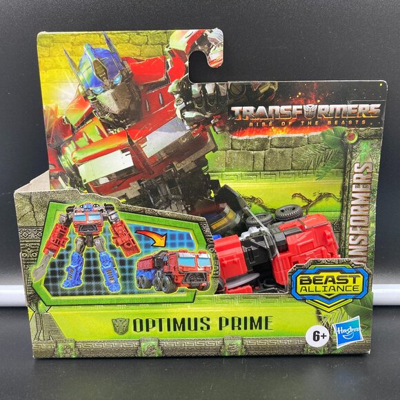 Transformers Rise of the Beasts Battle Changer Optimus Prime Figure - Picture 1 of 2